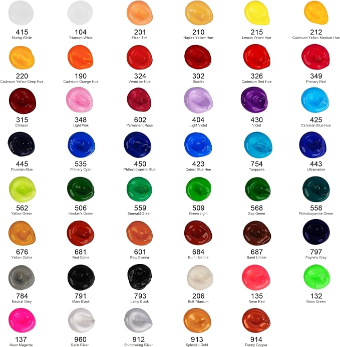AUREUO Permanent Rose Acrylic Paint, 4 Fl Oz / 120ml Single Tube, Rich Pigment - Image 3