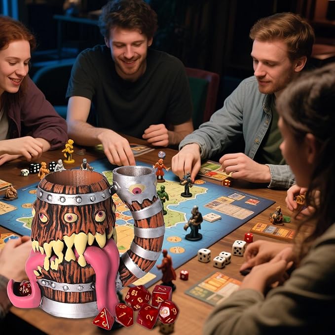 Dice Tower Mug, Dice Rolling Tower, Comes - Image 6