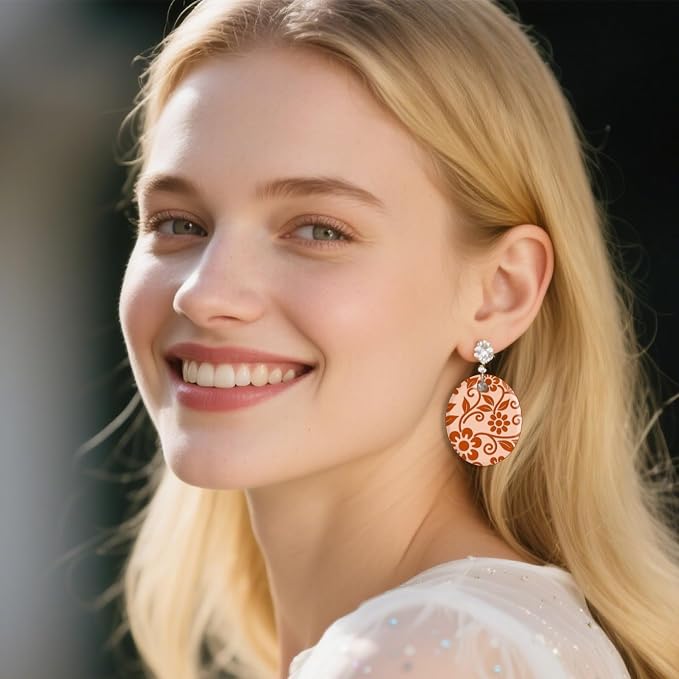 CHGCRAFT Vine Flowers Pattern Polymer Clay Texture Sheet Curly Plants and - Image 5