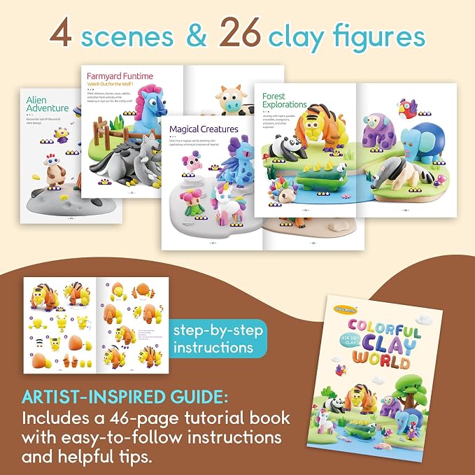 Drama Planet Air Dry Clay Kit for Kids - Image 3