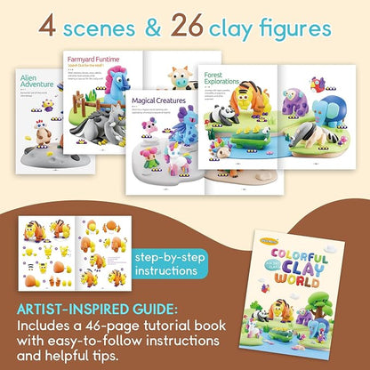 Drama Planet Air Dry Clay Kit for Kids - Image 3