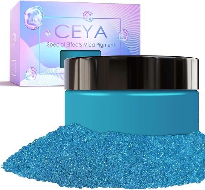 Ceya Highly Chameleon Mica Powder, 1.8oz/ 50g Abysmal Sea Chrome Powder by CEYA