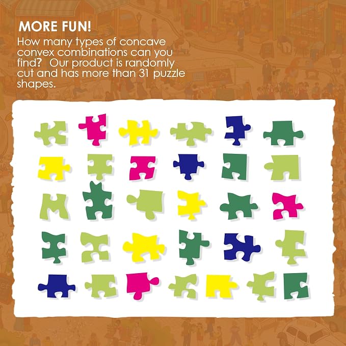 MOMIBOOK Puzzles for Adults 1000 Pieces Jigsaw Puzzles of Happy Shopping at The - Image 6