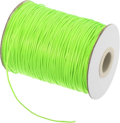 MECCANIXITY Waxed Cord 0.8mm Waxed Polyester Cord 175 Yard Wax String by MECCANIXITY