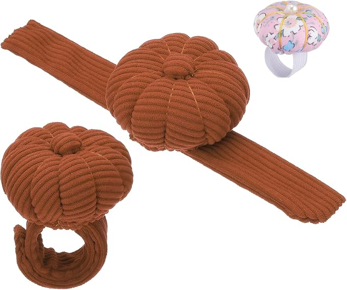 PATIKIL Wrist Pumpkin Pin Cushion, Snap Pin Cushion by PATIKIL