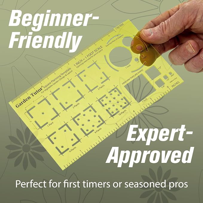 Garden Tutor Square Planning & Drafting Kit – Plan High-Yield Vegetable Gardens - Image 4