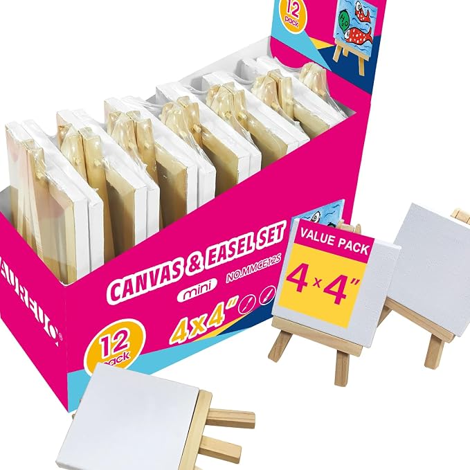 AUREUO Mini Canvas and Easel Set by AUREUO