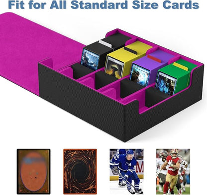 Mlikero Card Deck Case, 2400+ Trading Card Storage Box - Image 6