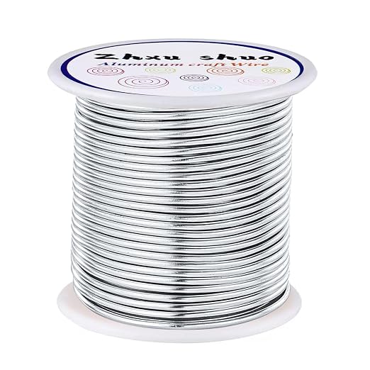 12 Gauge Aluminum Wire 35 Yards Anodized Metal Wire by ZhXu+Shuo