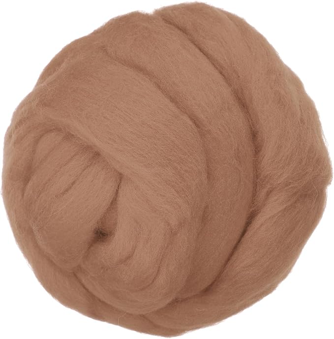 PATIKIL Wool Roving Yarn, 80G/2.82OZ Soft Felting Wool Pure Chunky Roving Yarn by PATIKIL