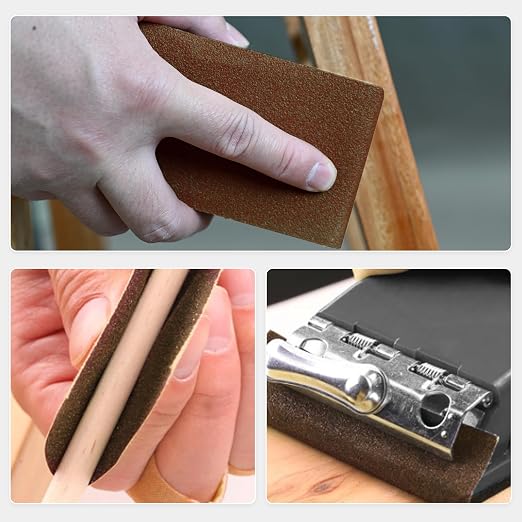 KENDO 65PCS Sand Paper Variety Pack Sandpaper 6 Grits Assorted - Image 7