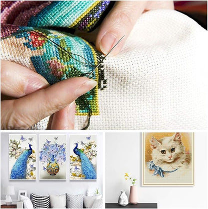 Cross Stitch Aida Fabric 14 Count, 59 by 39 Inch Large Size, Classic Reserve - Image 6