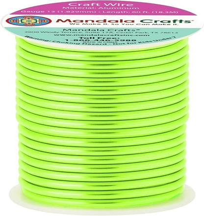 Mandala Crafts 13 Gauge Anodized Aluminum Craft Wire by MandalaCrafts