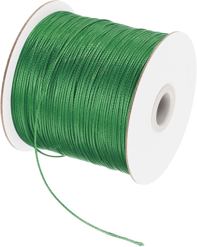 MECCANIXITY Waxed Cord 0.5mm Waxed Polyester Cord 175 Yard Wax String by MECCANIXITY