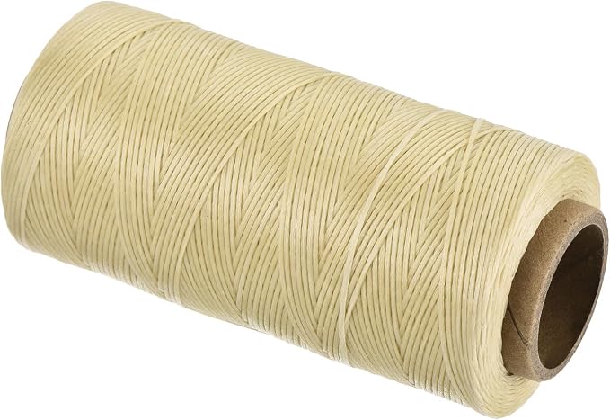 MECCANIXITY Waxed Thread, 284 Yard 0.8mm 150D Flat Wax Thread Polyester Waxed by MECCANIXITY