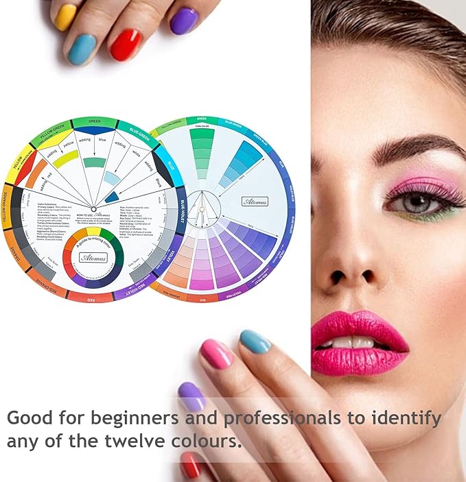 Mcbazel 3 Pieces Color Mixing Guides Wheel, Paint Mixing Learning Guide Art - Image 6