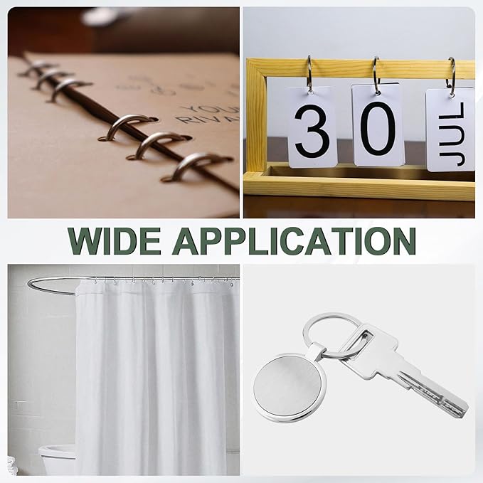 PATIKIL 2.2" x 2.4" Loose Leaf Binder Rings - Image 7