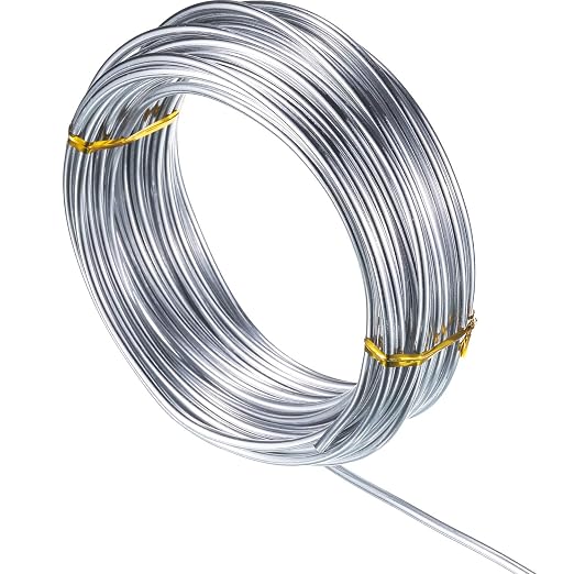 TecUnite Aluminum Craft Wire for Sculpting Armature Bendable Craft Wire for DIY by TecUnite