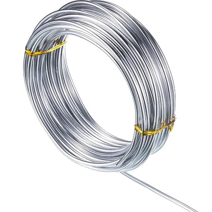 TecUnite Aluminum Craft Wire for Sculpting Armature Bendable Craft Wire for DIY by TecUnite