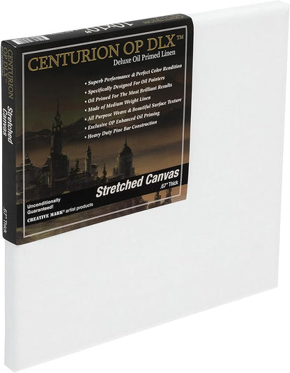Centurion Deluxe Professional Oil Primed Linen Stretched Canvas, 11oz Linen - Image 2