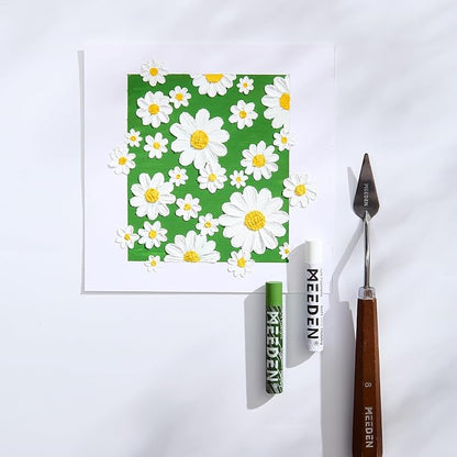 MEEDEN Soft White Oil Pastels: 6 Pcs Oil Pastels - Image 7