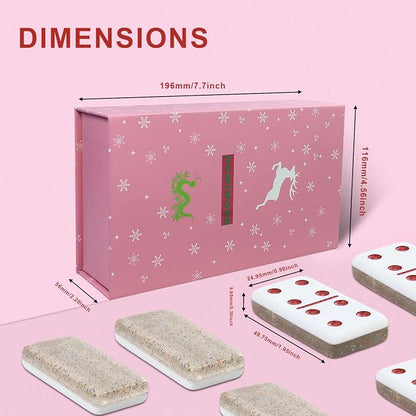 IDTQ Dominoes Set for Adults, Double 6 Dominos Game Set - Image 3
