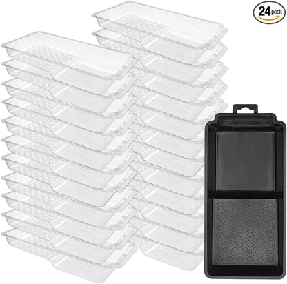 Great Andrew 24-Pack 4 Inch Paint Tray and Liners by Greatandrew