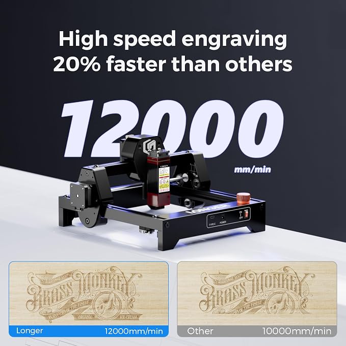 LONGER Ray5 mini 2.5W Laser Engraver - Image 4