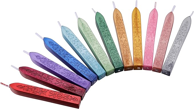 Yoption 12 Pcs Mixed Colors Sealing Wax Sticks - Image 2