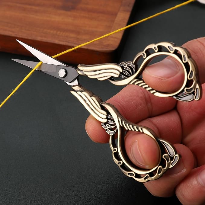 Sharp Detail Scissors with Case Embroidery Crafting Sewing Scissor - Image 8