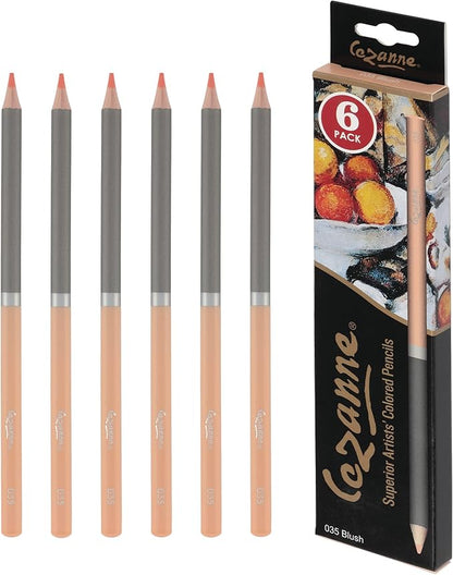 Creative Mark Cezanne Premium Colored Pencils Blush 6 Pack by Cezanne