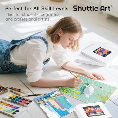 Shuttle Art Painting Canvas Panel, 36 Multi Pack, 11x14 inch, 100% Cotton Art - Image 6