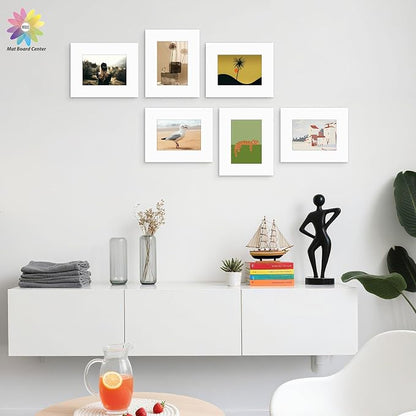 Mat Board Center, 8x10 for 5x7 White Mats - Image 9