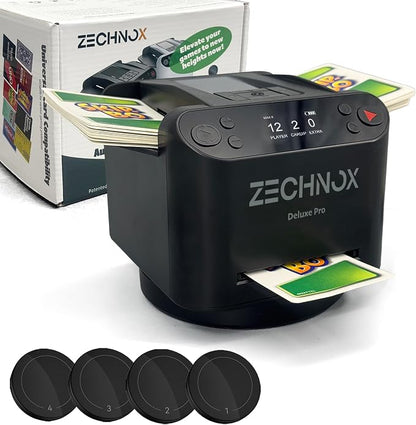 2025 New Smart 2-in-1 Automatic Card Shuffler and Dealer, Programmable Card by ZechnoX