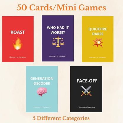 SHIMANY Over The Hill Hilarious Party Card Game - Image 4