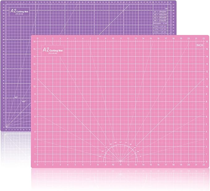 HEADLEY TOOLS 18"x24" Thickened Self Healing Cutting Mat, A2 Rotary Cutting by HeadleyTools