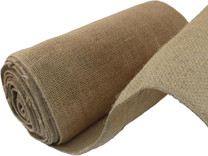 12" Wide Natural Burlap Fabric - Image 6