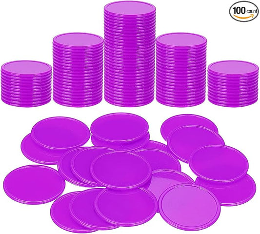 uxcell Plastic Poker Chips, Learning Counters Counting Counters Disks Markers by uxcell
