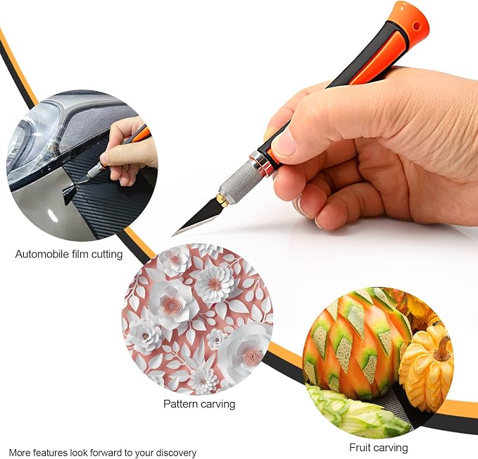 EHDIS Precision Hobby Knife Set Utility Craft Knife Kit - Image 5