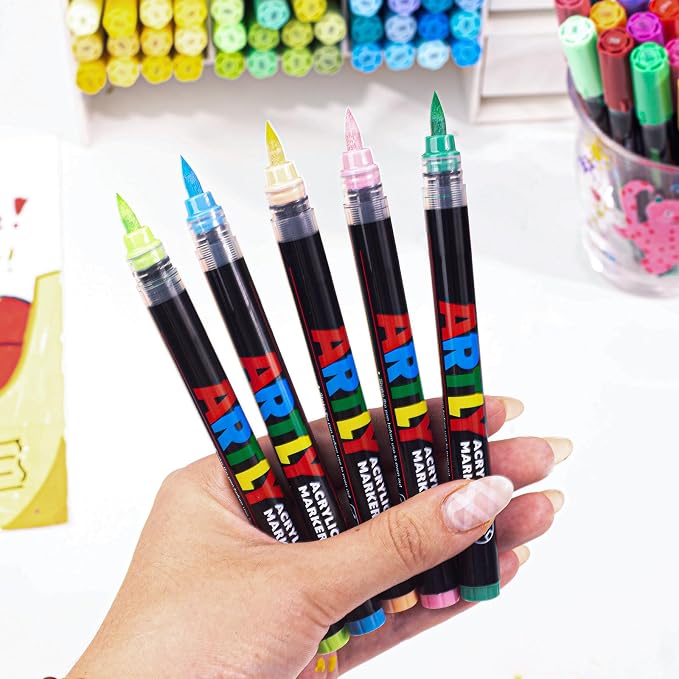 Acrylic Paint Markers, Acrylic Paint Pens, Fabric Markers - Image 6
