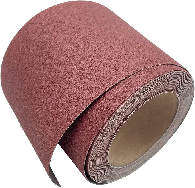 120 Grit Emery Cloth Roll, 4.5 Inch Wide 32.8 Ft Long Abrasive Sandpaper Rolls - Image 3