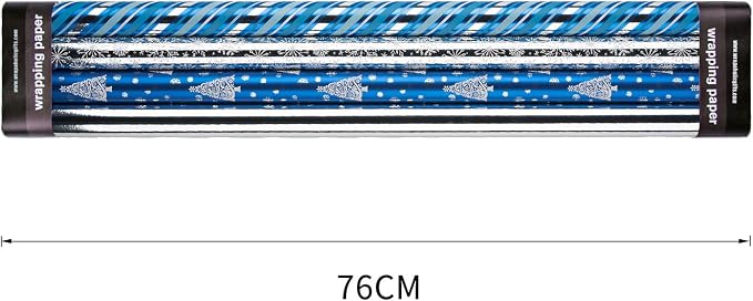 WRAPAHOLIC 30 Inch Christmas Wrapping Paper Roll - Image 2