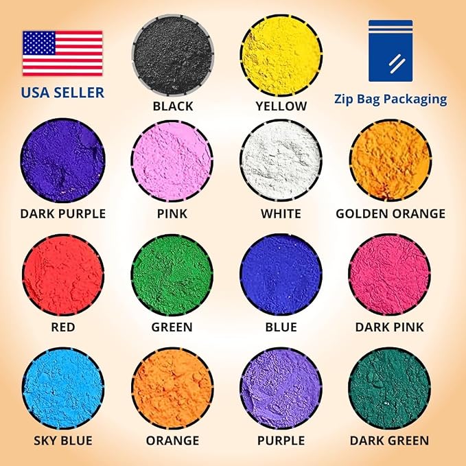 2.2lb/1kg orange Holi color powder rangoli non toxic bulk organic washable - Image 5