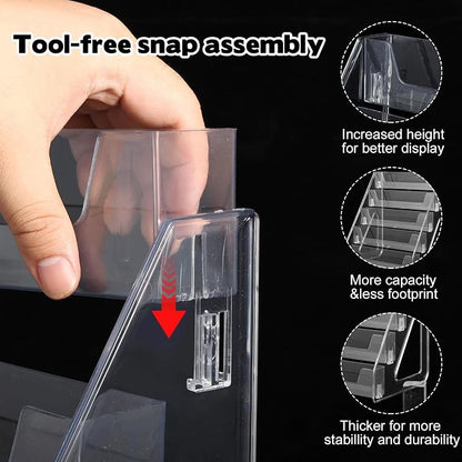 5 Tier Acrylic Card Display Stand, Sports Cards, Greeting Card, Stickers & - Image 5