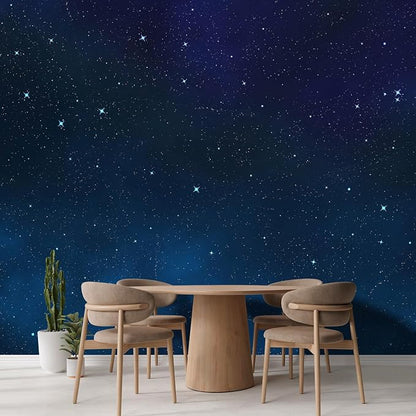 wall26 Large Wall Mural Beautiful Scenery of The Starry Night Self-Adhesive - Image 3
