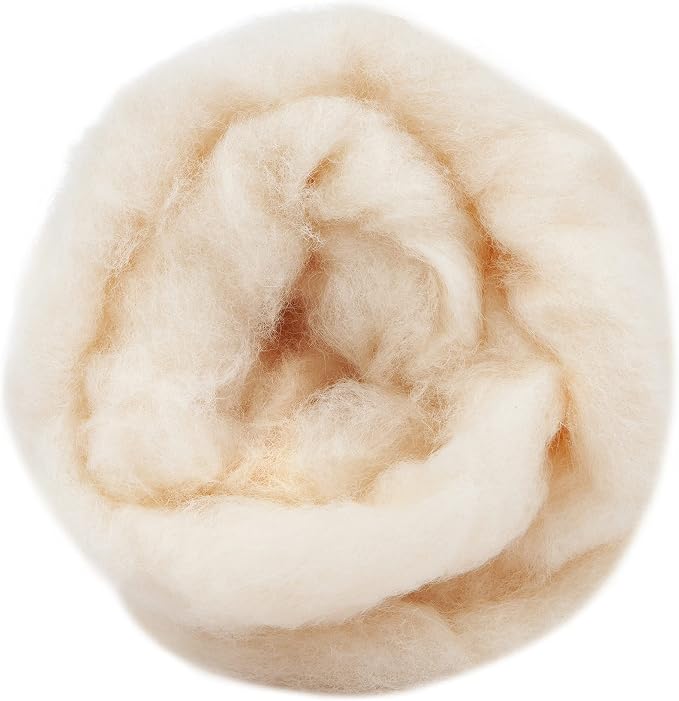 Desert Breeze Distributing Maori Wool Carded Batting, 100% Natural New Zealand by DesertBreezeDistributing