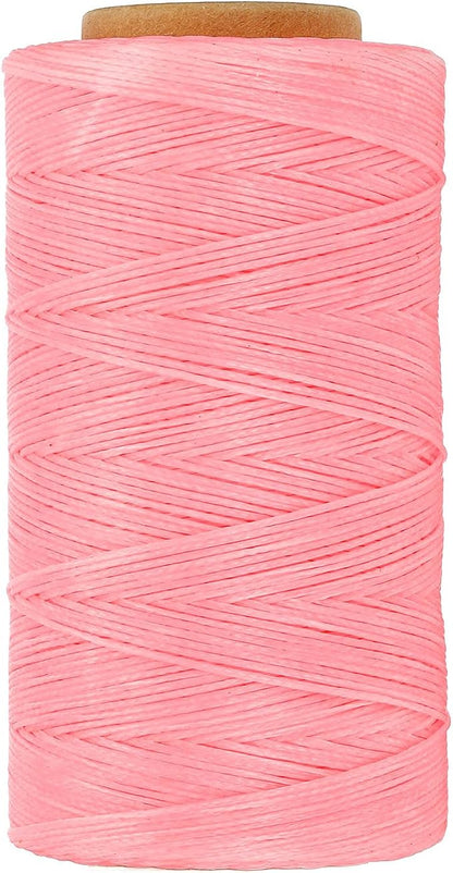 PATIKIL 284 Yard Flat Waxed Thread 150D 1mm Leather Sewing Cord by PATIKIL