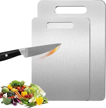2 PackTitanium Cutting Boards 100% Pure Titanium by Unknown
