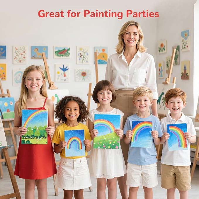 Canvas Boards 24 Pack, 9x12 Inch Painting Canvas Panels, 100% Cotton White - Image 6