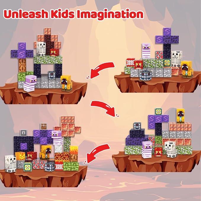 Magnetic Blocks, Stacking Magnets - Image 3